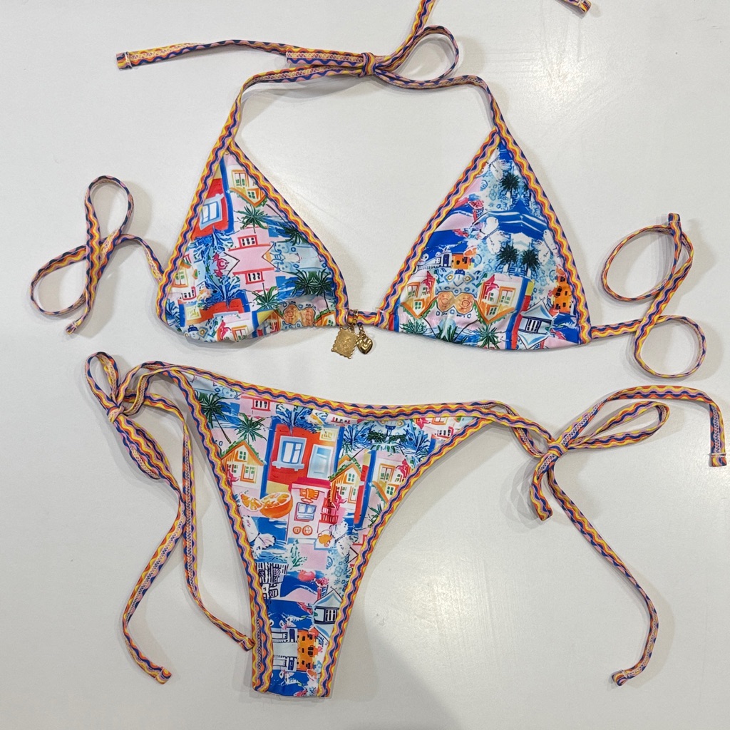 Tie Bikini Set. Small. Adjustable.